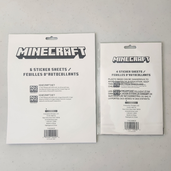Minecraft Sticker Sheets - Picture 2 of 2